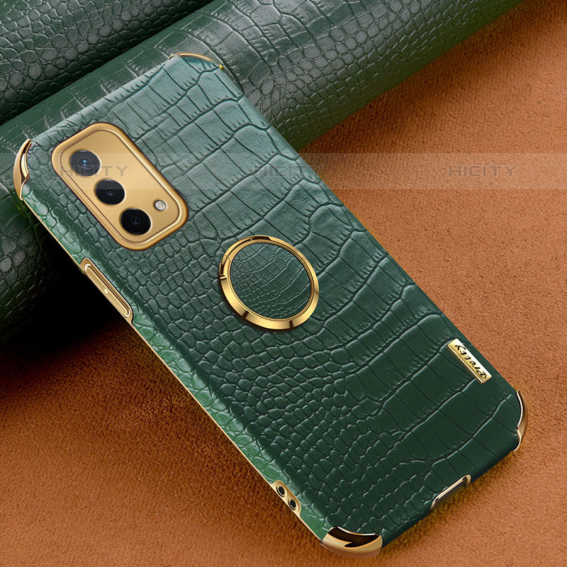 Coque Luxe Cuir Housse Etui XD2 pour OnePlus Nord N200 5G Vert Plus