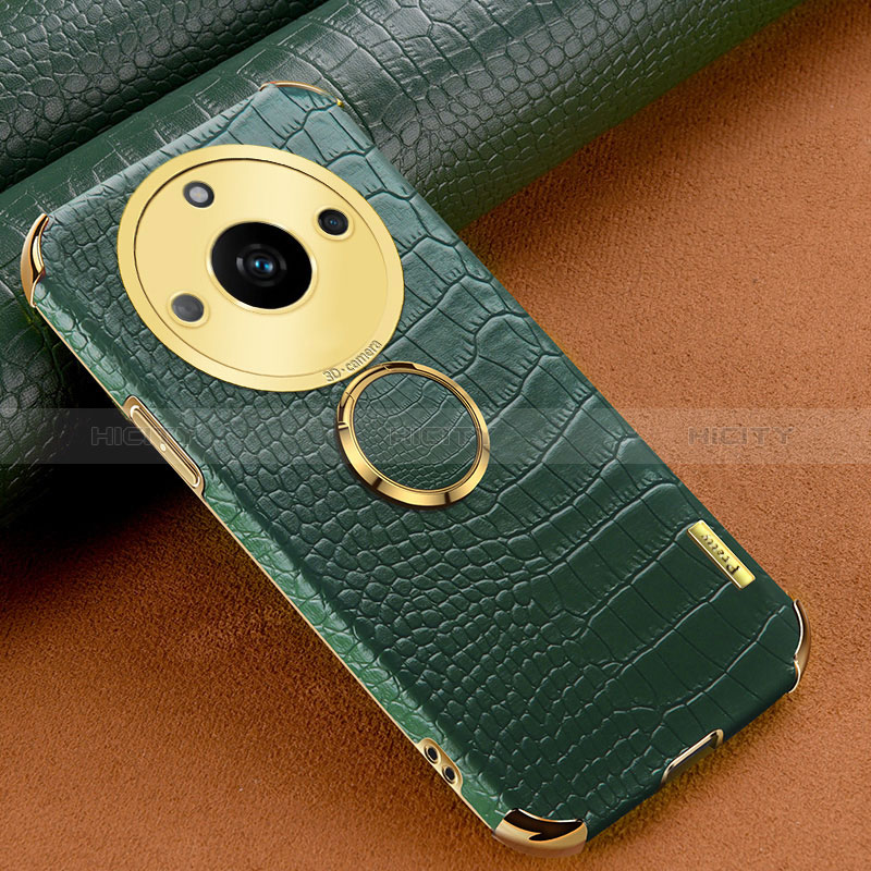 Coque Luxe Cuir Housse Etui XD2 pour Realme Narzo 60 Pro 5G Vert Plus