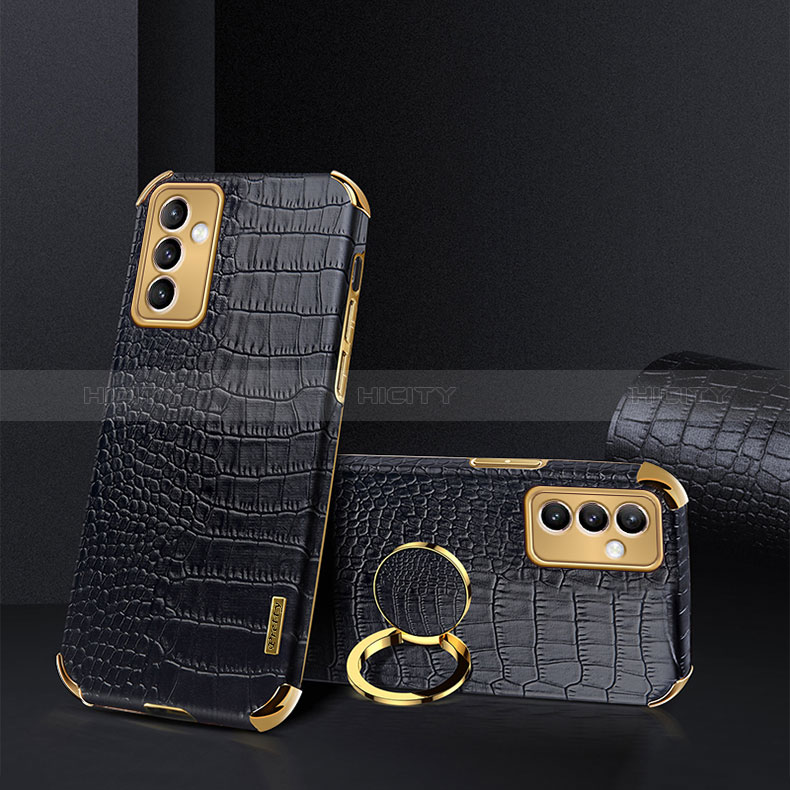 Coque Luxe Cuir Housse Etui XD2 pour Samsung Galaxy A15 4G Noir Plus