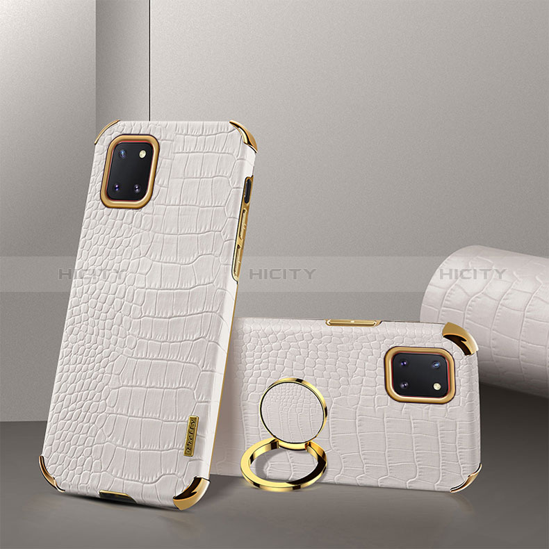 Coque Luxe Cuir Housse Etui XD2 pour Samsung Galaxy Note 10 Lite Blanc Plus