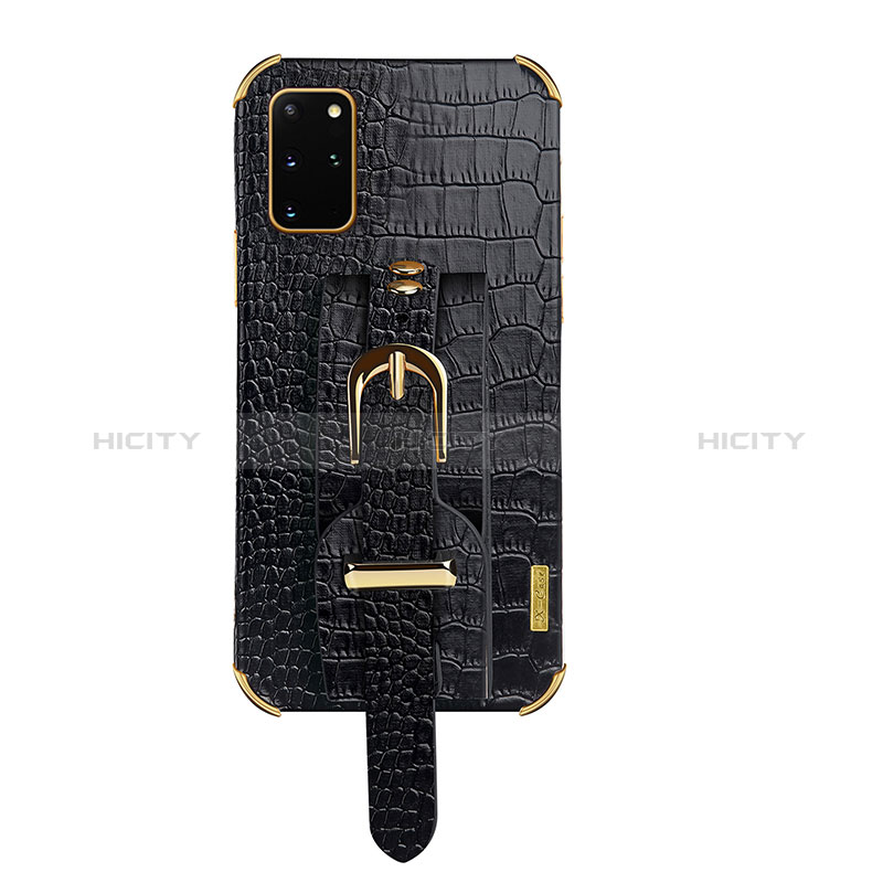 Coque Luxe Cuir Housse Etui XD2 pour Samsung Galaxy S20 Plus 5G Noir Plus