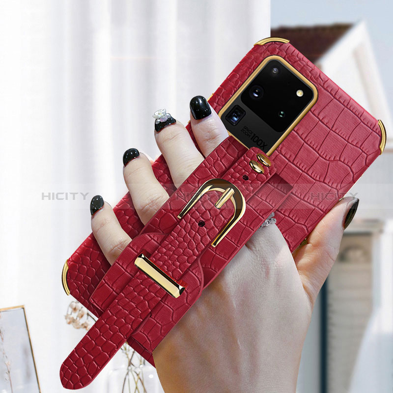 Coque Luxe Cuir Housse Etui XD2 pour Samsung Galaxy S20 Ultra Plus