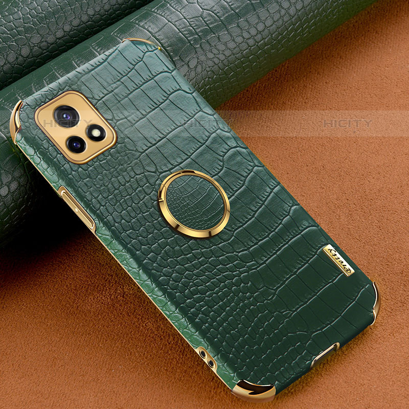 Coque Luxe Cuir Housse Etui XD2 pour Vivo Y54s 5G Vert Plus