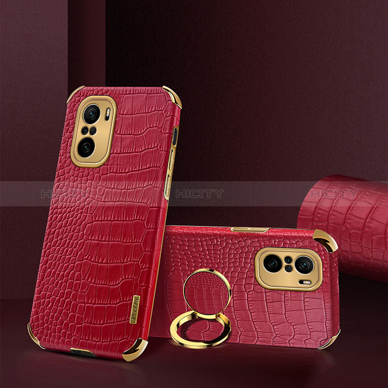 Coque Luxe Cuir Housse Etui XD2 pour Xiaomi Mi 11i 5G Rouge Plus