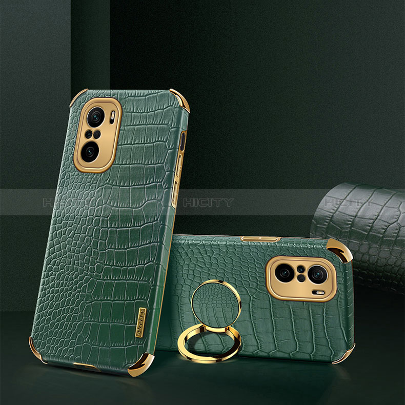 Coque Luxe Cuir Housse Etui XD2 pour Xiaomi Mi 11i 5G Vert Plus