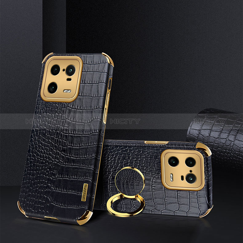 Coque Luxe Cuir Housse Etui XD2 pour Xiaomi Mi 13 Pro 5G Noir Plus