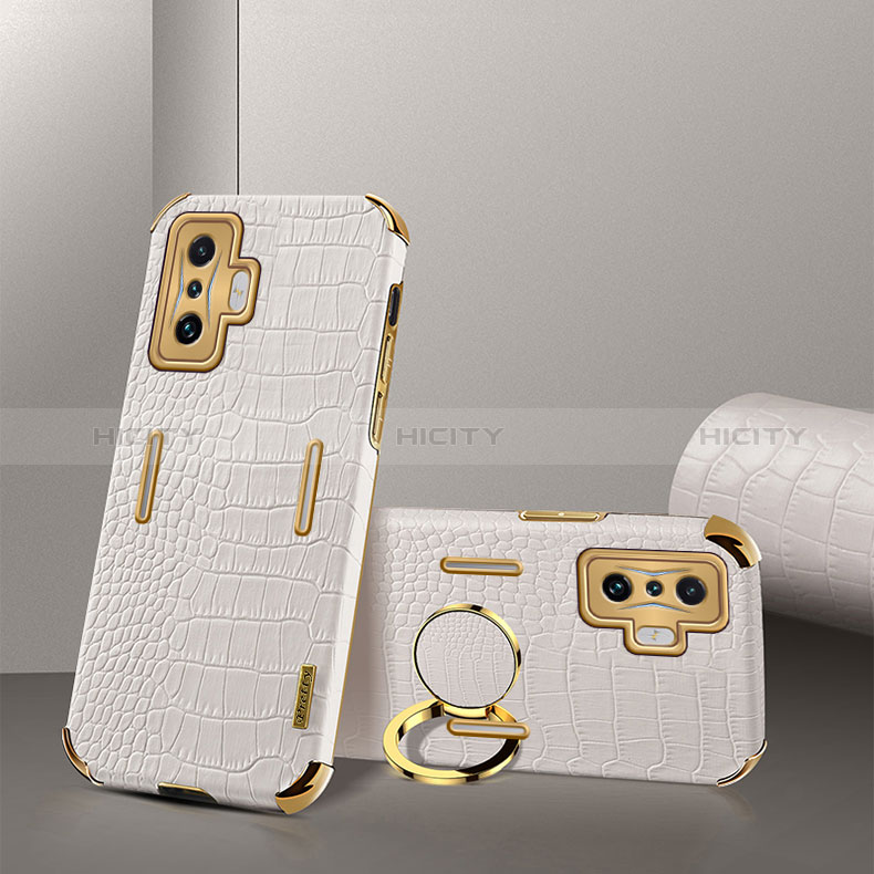 Coque Luxe Cuir Housse Etui XD2 pour Xiaomi Poco F4 GT 5G Blanc Plus