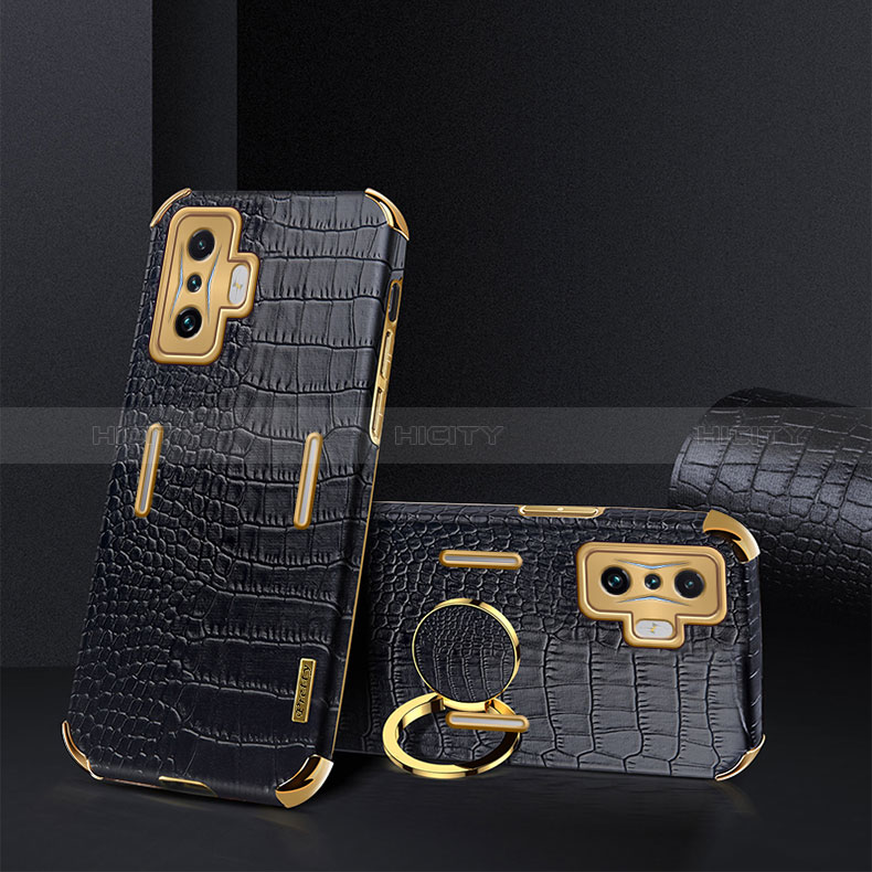 Coque Luxe Cuir Housse Etui XD2 pour Xiaomi Poco F4 GT 5G Noir Plus