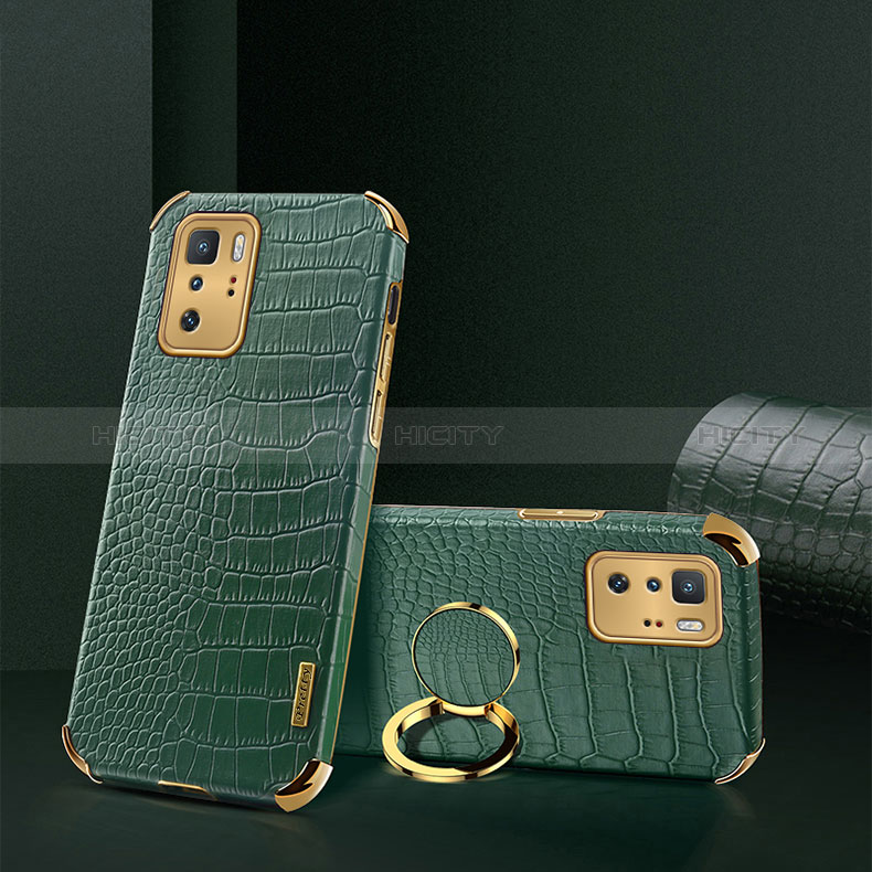 Coque Luxe Cuir Housse Etui XD2 pour Xiaomi Poco X3 GT 5G Vert Plus