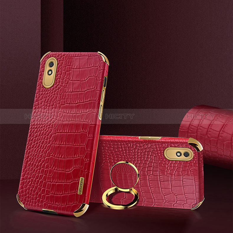 Coque Luxe Cuir Housse Etui XD2 pour Xiaomi Redmi 9A Rouge Plus