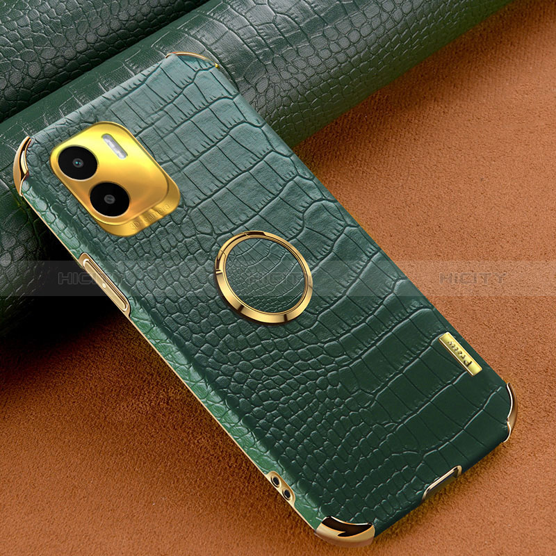 Coque Luxe Cuir Housse Etui XD2 pour Xiaomi Redmi A1 Vert Plus