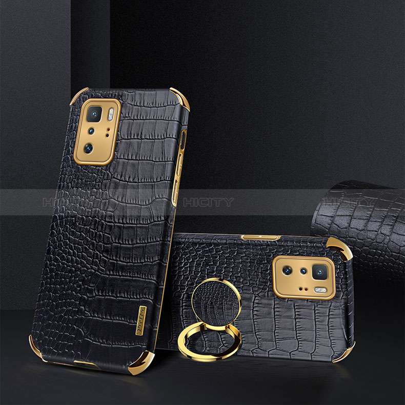 Coque Luxe Cuir Housse Etui XD2 pour Xiaomi Redmi Note 10 Pro 5G Noir Plus