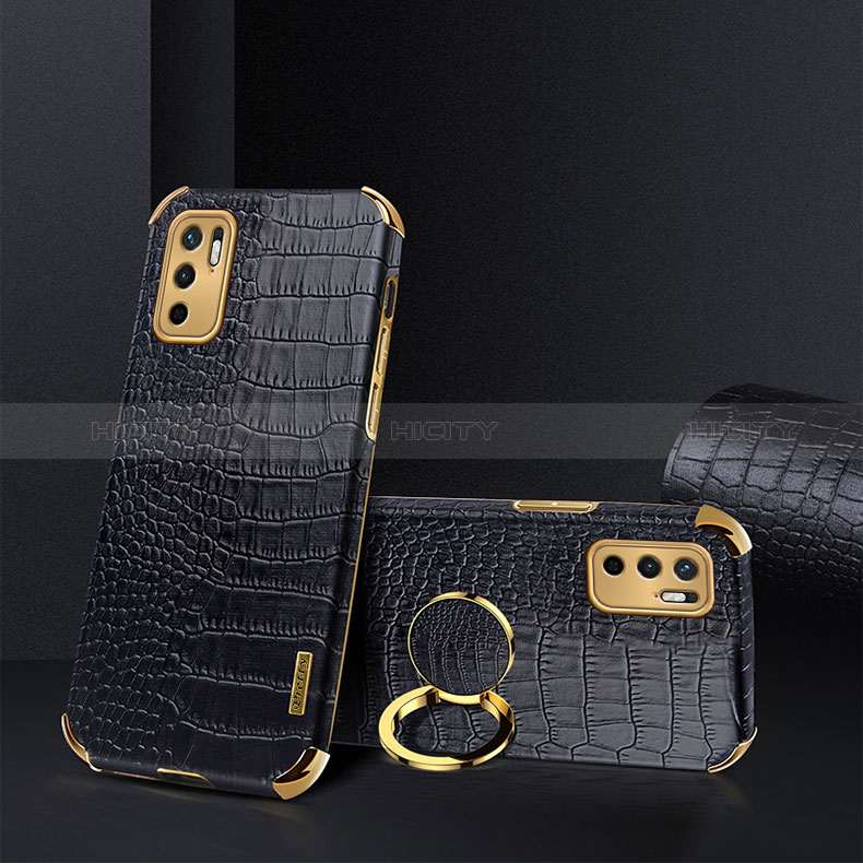 Coque Luxe Cuir Housse Etui XD2 pour Xiaomi Redmi Note 10T 5G Noir Plus