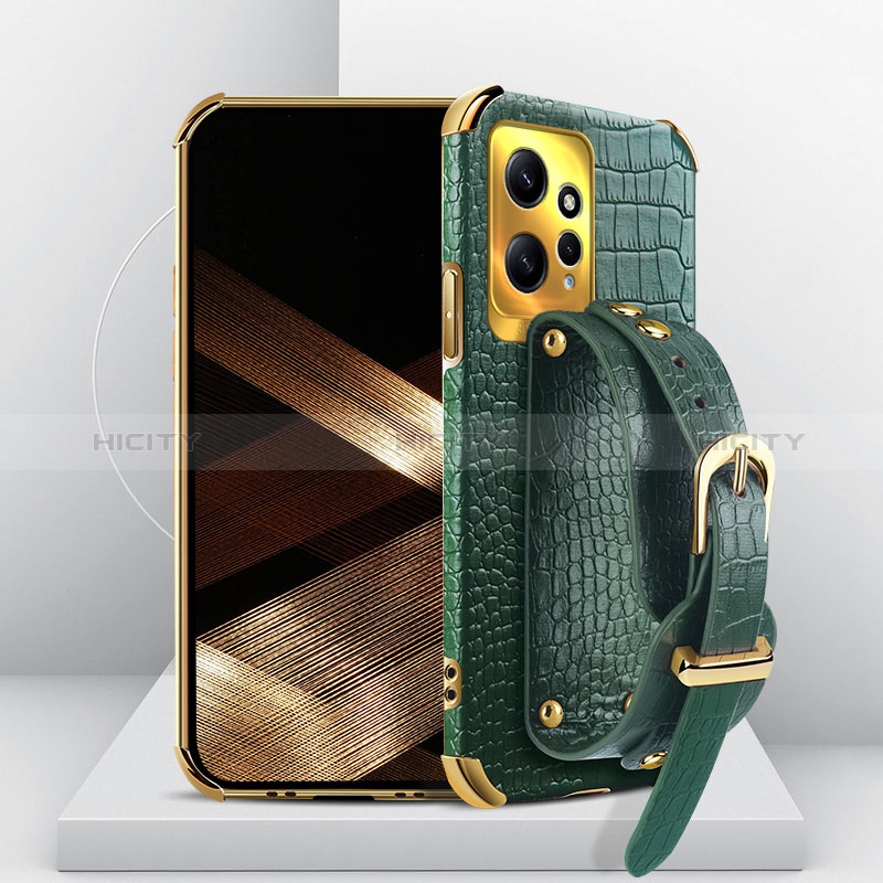 Coque Luxe Cuir Housse Etui XD2 pour Xiaomi Redmi Note 12 4G Vert Plus