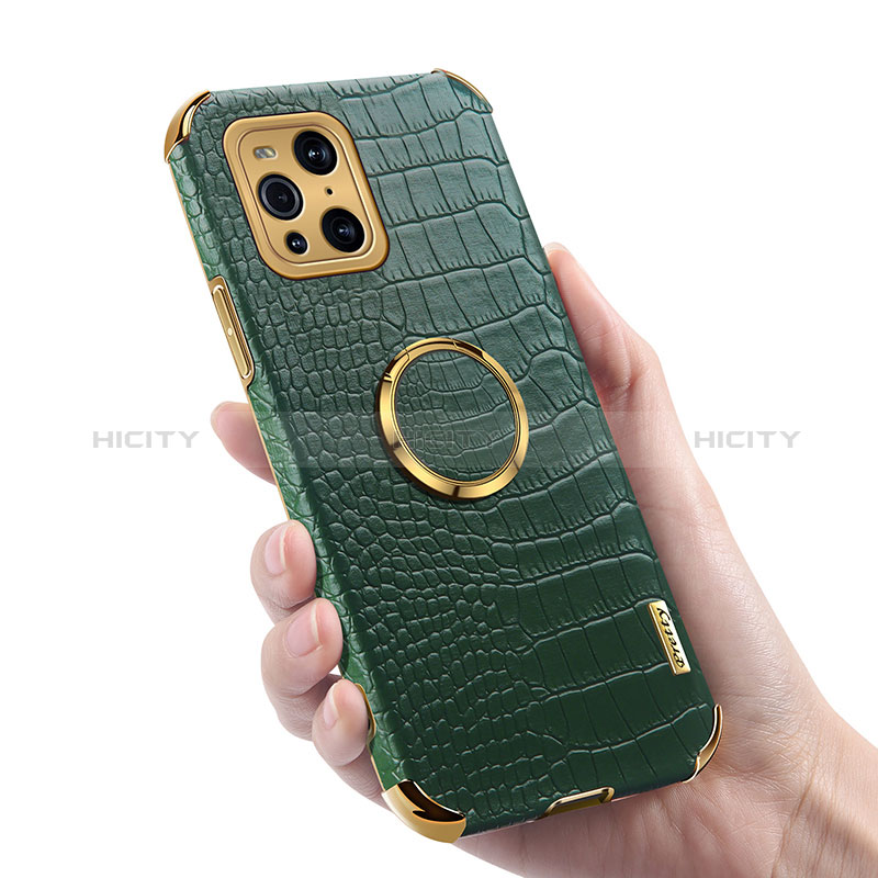 Coque Luxe Cuir Housse Etui XD3 pour Oppo Find X3 5G Plus