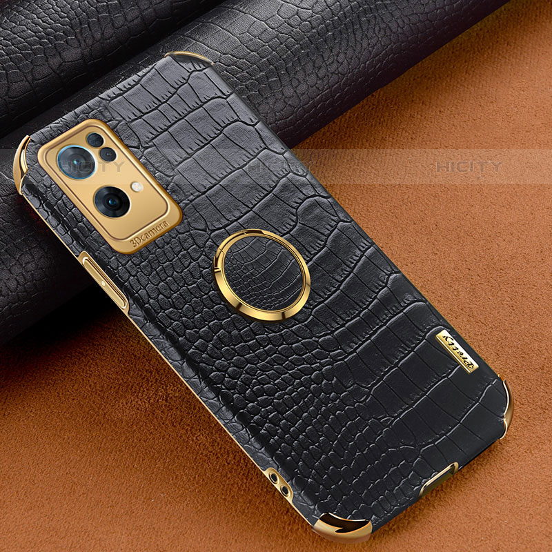 Coque Luxe Cuir Housse Etui XD3 pour Oppo Reno7 Pro 5G Noir Plus