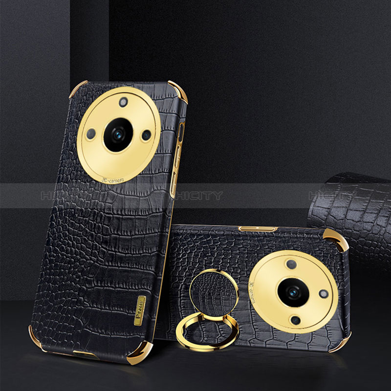 Coque Luxe Cuir Housse Etui XD3 pour Realme 11 Pro+ Plus 5G Noir Plus