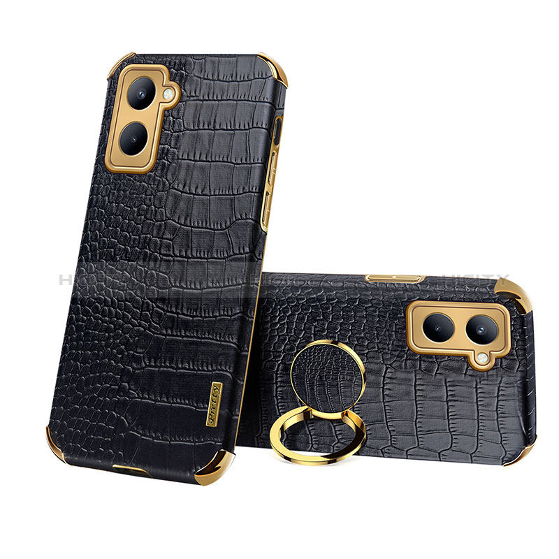 Coque Luxe Cuir Housse Etui XD3 pour Realme C33 (2023) Noir Plus