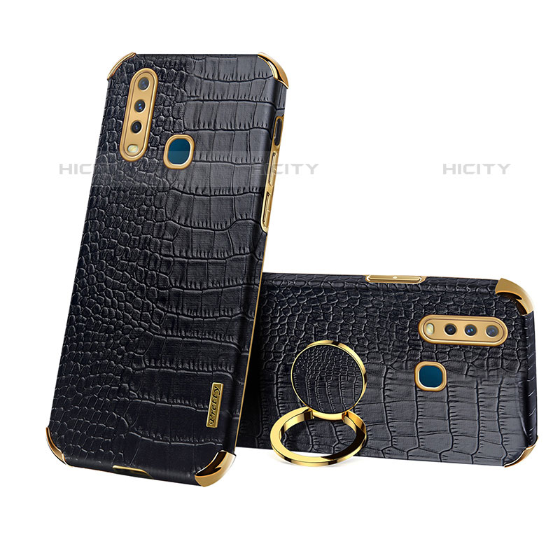 Coque Luxe Cuir Housse Etui XD3 pour Vivo Y11 Noir Plus