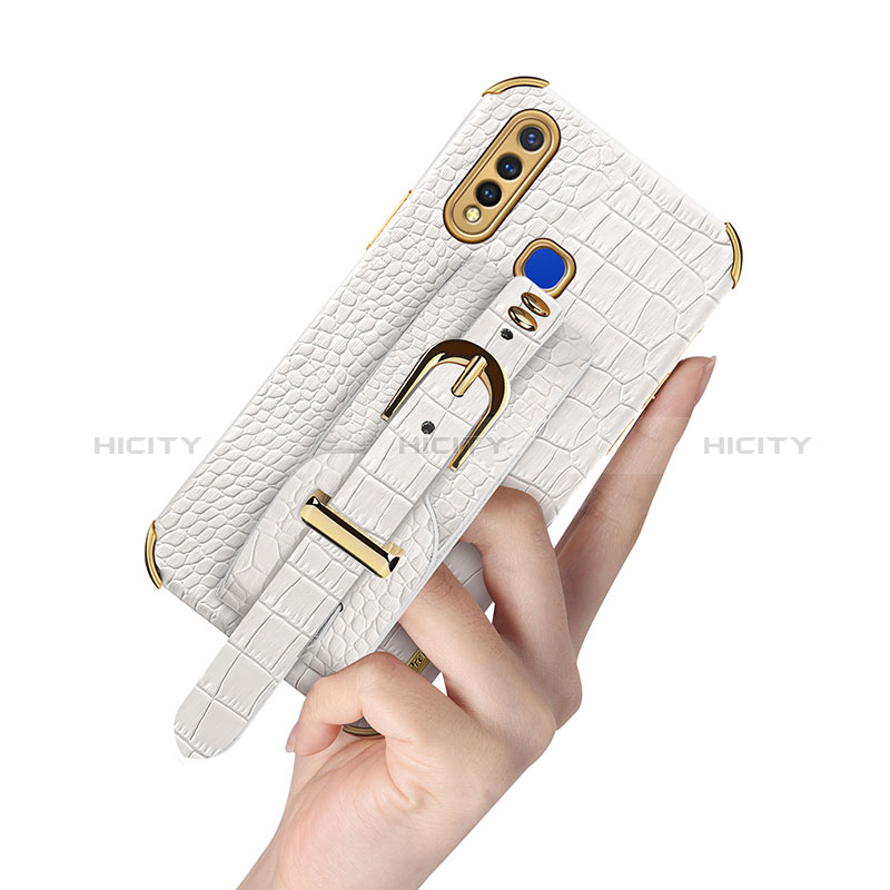 Coque Luxe Cuir Housse Etui XD3 pour Vivo Y19 Plus