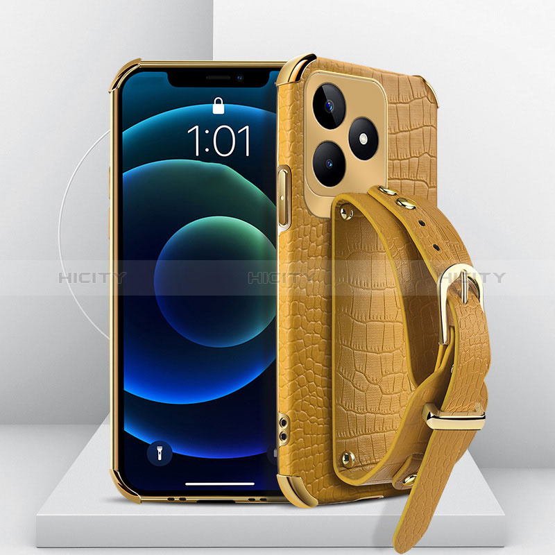 Coque Luxe Cuir Housse Etui XD4 pour Realme C53 Plus