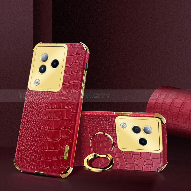 Coque Luxe Cuir Housse Etui XD4 pour Xiaomi Civi 3 5G Rouge Plus