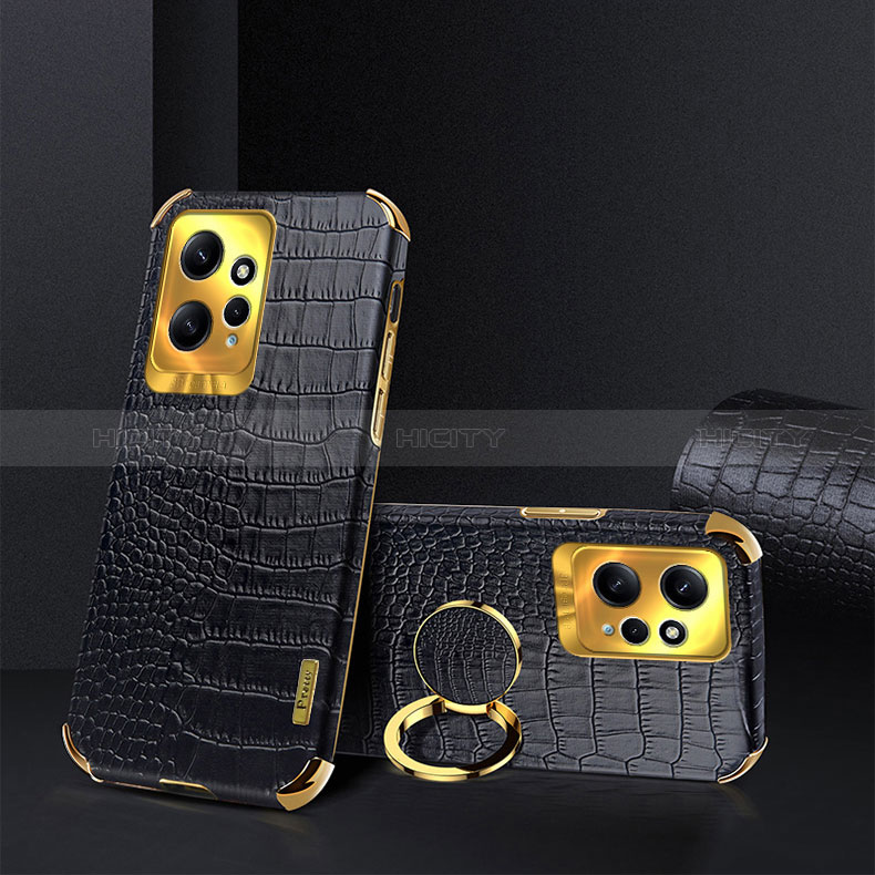 Coque Luxe Cuir Housse Etui XD4 pour Xiaomi Redmi Note 12 4G Noir Plus