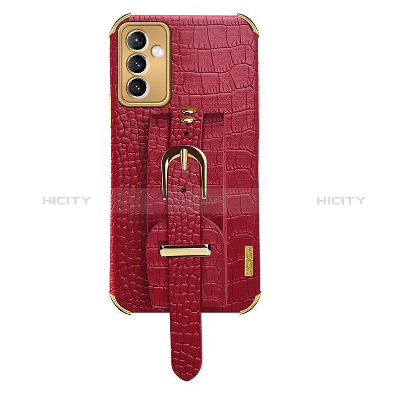 Coque Luxe Cuir Housse Etui XD5 pour Samsung Galaxy A15 4G Rouge Plus