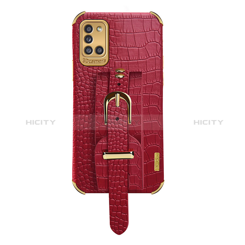 Coque Luxe Cuir Housse Etui XD5 pour Samsung Galaxy A31 Rouge Plus