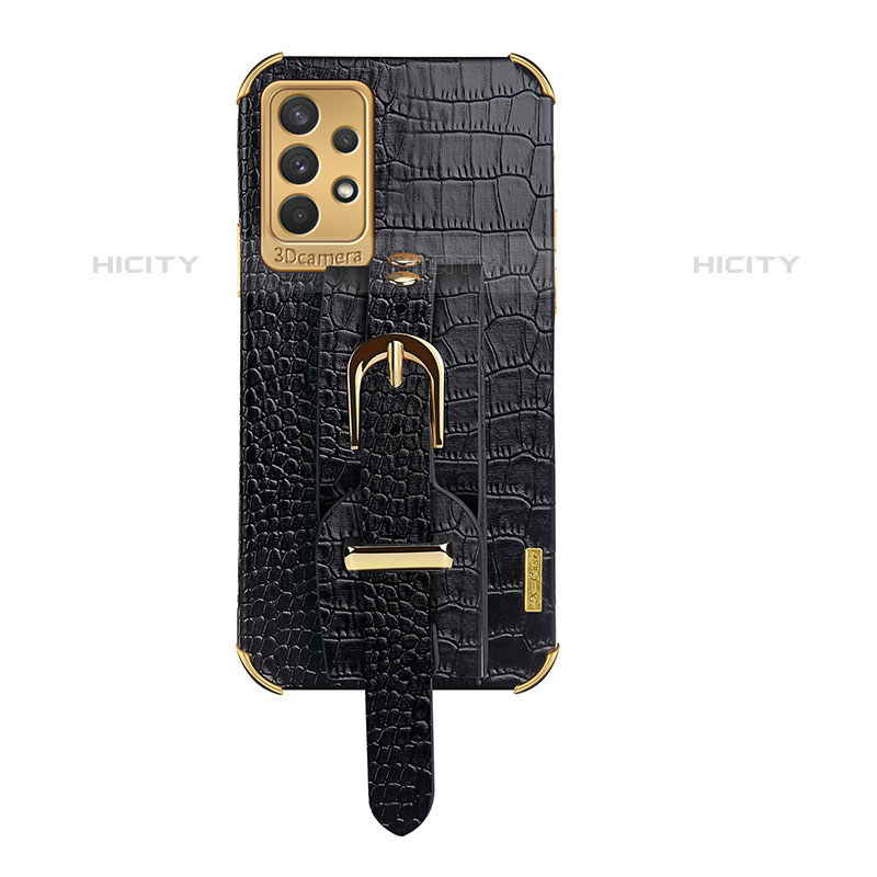 Coque Luxe Cuir Housse Etui XD5 pour Samsung Galaxy M32 5G Noir Plus