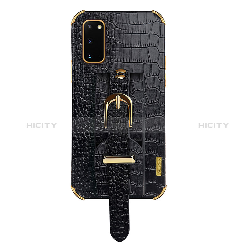 Coque Luxe Cuir Housse Etui XD5 pour Samsung Galaxy S20 5G Noir Plus