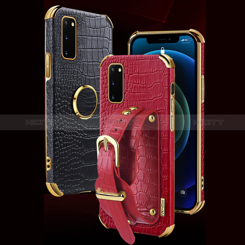 Coque Luxe Cuir Housse Etui XD5 pour Samsung Galaxy S20 5G Plus