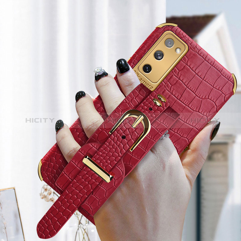 Coque Luxe Cuir Housse Etui XD5 pour Samsung Galaxy S20 FE 4G Plus