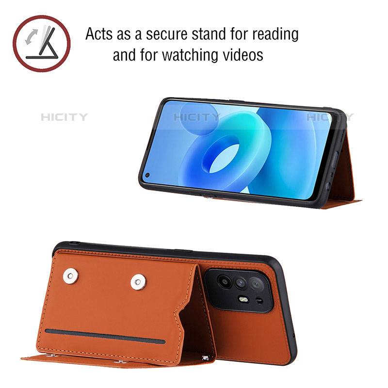 Coque Luxe Cuir Housse Etui Y01B pour Oppo Reno5 Z 5G Plus