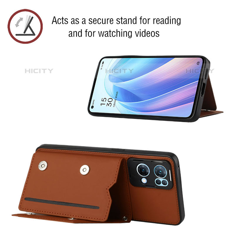 Coque Luxe Cuir Housse Etui Y01B pour Oppo Reno7 Pro 5G Plus