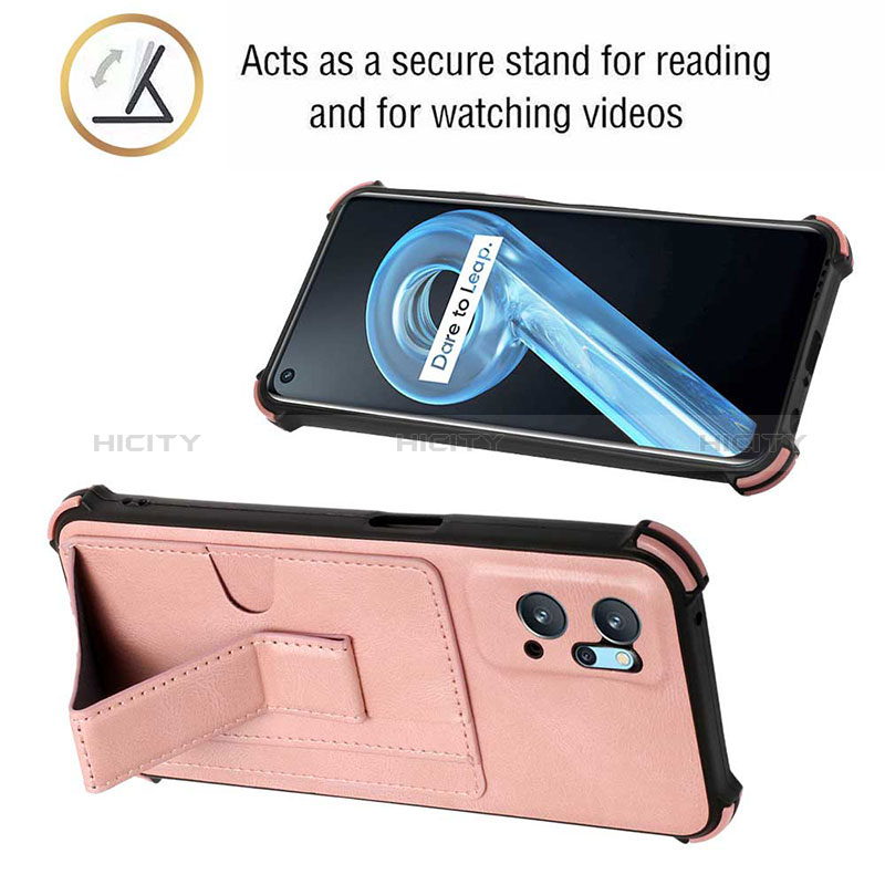 Coque Luxe Cuir Housse Etui Y01B pour Realme 9i 4G Plus