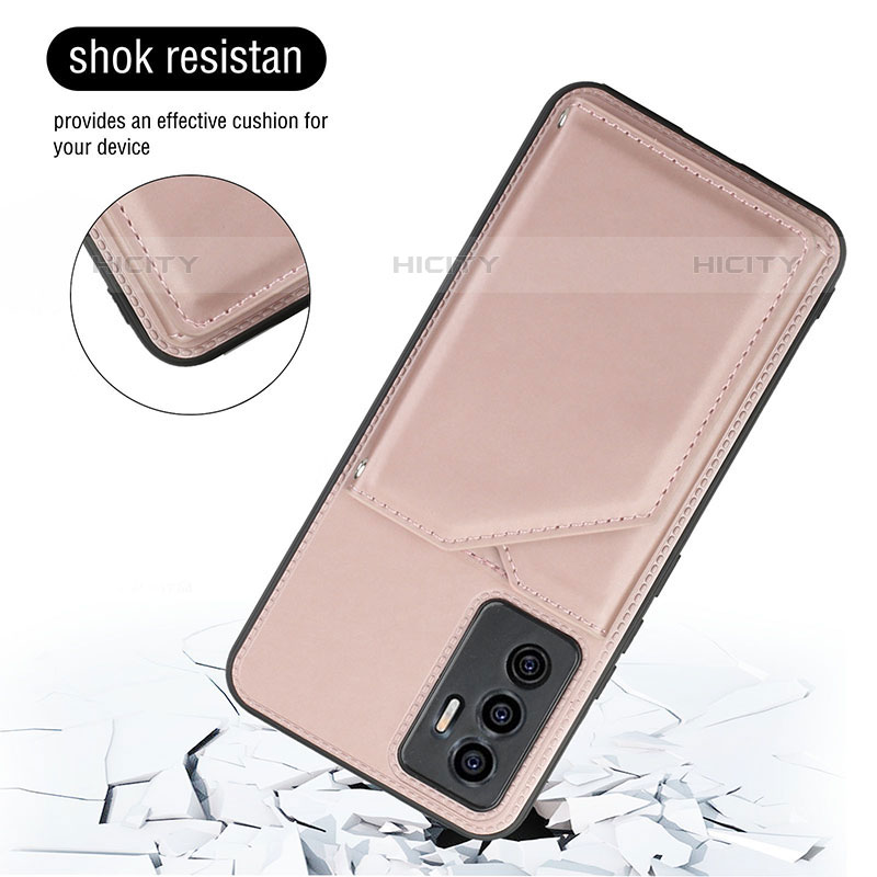 Coque Luxe Cuir Housse Etui Y01B pour Vivo V23e 5G Plus