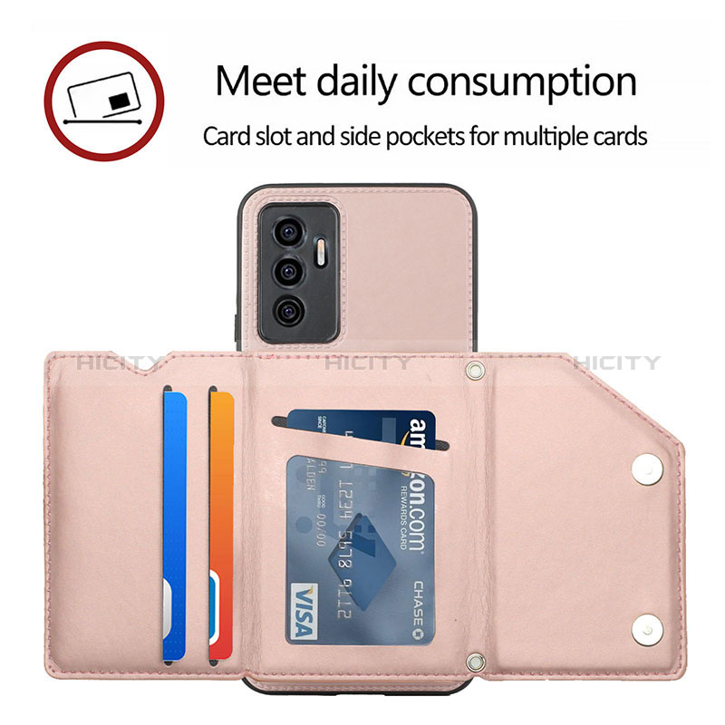 Coque Luxe Cuir Housse Etui Y01B pour Vivo Y75 4G Plus