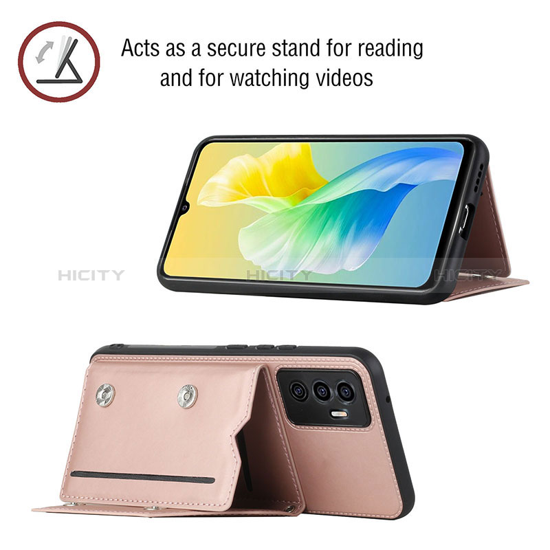 Coque Luxe Cuir Housse Etui Y01B pour Vivo Y75 4G Plus