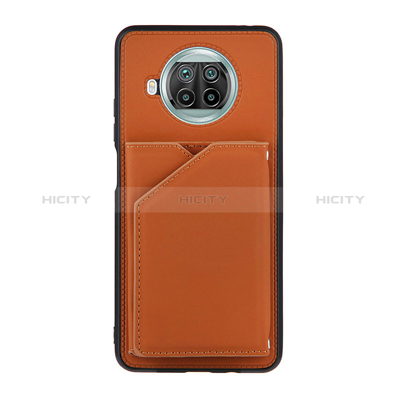 Coque Luxe Cuir Housse Etui Y01B pour Xiaomi Mi 10i 5G Marron Plus