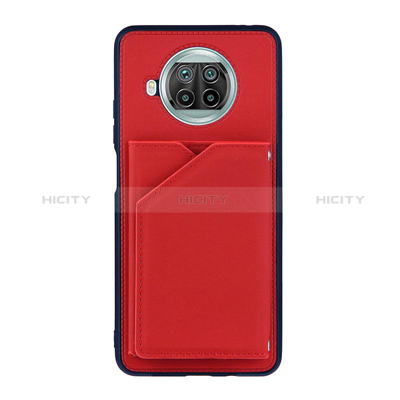 Coque Luxe Cuir Housse Etui Y01B pour Xiaomi Mi 10i 5G Rouge Plus