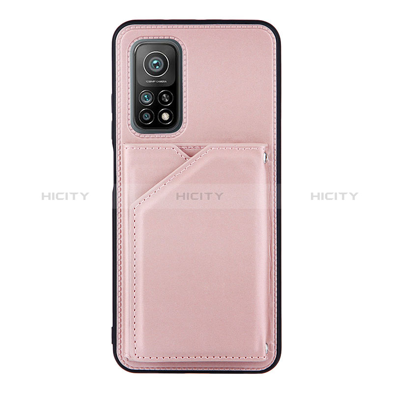 Coque Luxe Cuir Housse Etui Y01B pour Xiaomi Mi 10T 5G Or Rose Plus