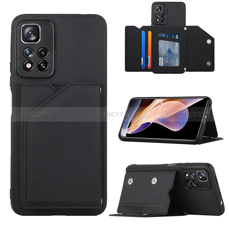 Coque Luxe Cuir Housse Etui Y01B pour Xiaomi Mi 11i 5G (2022) Noir Plus