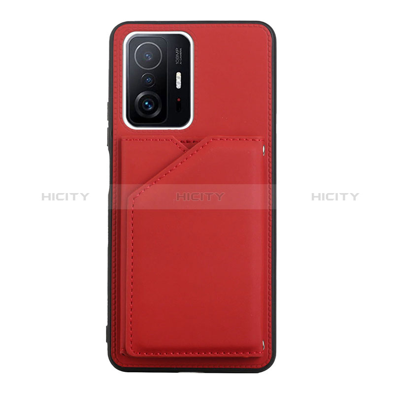 Coque Luxe Cuir Housse Etui Y01B pour Xiaomi Mi 11T 5G Rouge Plus