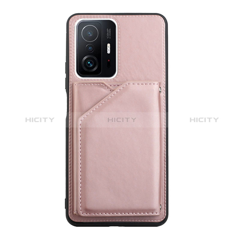 Coque Luxe Cuir Housse Etui Y01B pour Xiaomi Mi 11T Pro 5G Or Rose Plus