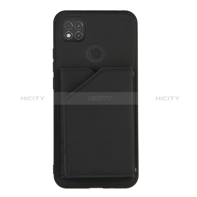 Coque Luxe Cuir Housse Etui Y01B pour Xiaomi Redmi 9 Activ Noir Plus