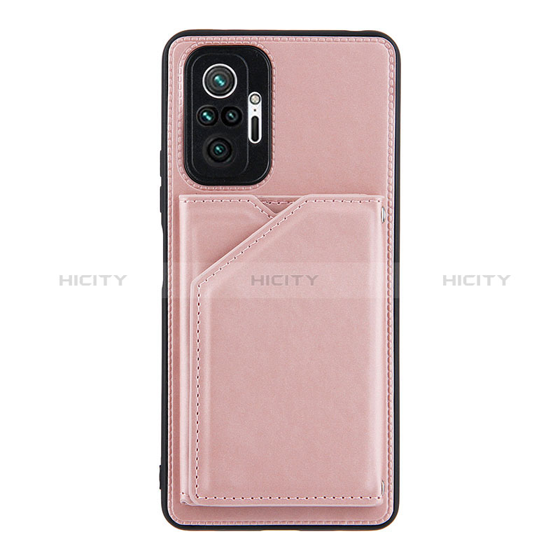 Coque Luxe Cuir Housse Etui Y01B pour Xiaomi Redmi Note 10 Pro 4G Or Rose Plus