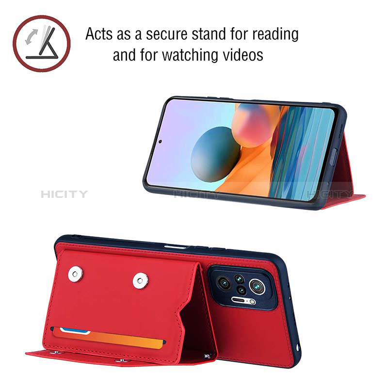 Coque Luxe Cuir Housse Etui Y01B pour Xiaomi Redmi Note 10 Pro 4G Plus