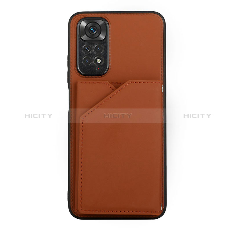 Coque Luxe Cuir Housse Etui Y01B pour Xiaomi Redmi Note 11 4G (2022) Marron Plus