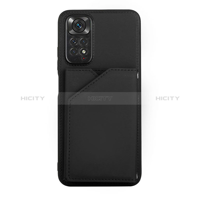 Coque Luxe Cuir Housse Etui Y01B pour Xiaomi Redmi Note 11 4G (2022) Noir Plus